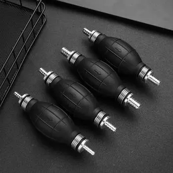 6 мм/8 мм/10 мм/12 мм черный резиновый алюминиевый ручной топливный насос ручной подкачки масла бензина дизельного топлива насос для перекачки жидкости