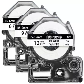 6 мм 9 мм 12 мм лента Tepura белая Совместимый продукт King Jim Tepura PRO SS6K SS9K SS12K Набор картриджей с лентой Tepura
