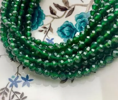6 мм AAA граненые круглые бусины из натурального хромдиопсида, бусины из натурального зеленого диопсида, нить 15 дюймов 6MM