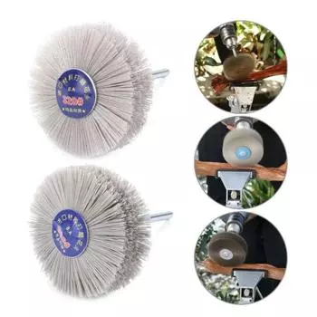 6 мм абразивная нейлоновая щетка с хвостовиком Профессиональный абразивный шлифовальный круг для резьбы по дереву