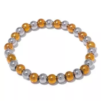 6 мм бусины повседневный эластичный браслет ручной работы легкий роскошный персонализированный подарок на вечеринку