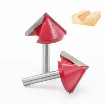 6 мм хвостовик 90 градусов ЧПУ V канавочный фрезерный станок деревообрабатывающий гравировальный резак инструмент