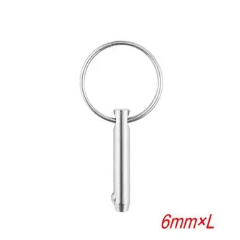 6 мм морской класс 316, быстроразъемный шариковый штифт из нержавеющей стали для лодки, шарнир на верхней палубе бимини, морская фурнитура, аксессуары для лодок 6*35mm