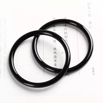 6 мм натуральный ледяной вид цветной халцедон браслет модный амулет агат ювелирные изделия браслет подарок 54MM