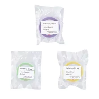 6 MX 4 мм инструмент для глубокой чистки зубов, полоска для полировки зубов, напильник для чистки зубов 50um