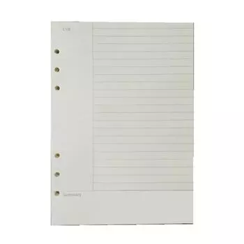 6 отверстий A5 A6 A7 сменная бумага с отрывными листами 80 листов тетрадь индекс внутренняя страница дети ученики подарки A5 Style D