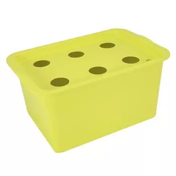 6 отверстий для установки гидропонной системы для выращивания растений Bubble Indoor Outdoor Garden Cabinet Box (зеленый) зелёный