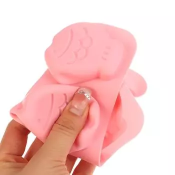 6 отверстий мультфильм маленькая рыбка силиконовая форма для торта форма для мыла ручной работы Diy шоколадный пудинг желе помадка инструмент для украшения торта фиолетовый