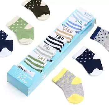 6 пар хлопковых носков с цветочным узором для маленьких мальчиков и девочек, теплые нескользящие носки-тапочки, гетры