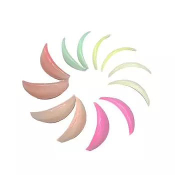 6 пар/кор. красочные силиконовые накладные ресницы для завивки, защитные накладки для подъема ресниц, аксессуары для завивки ресниц, инструменты для наращивания ресниц