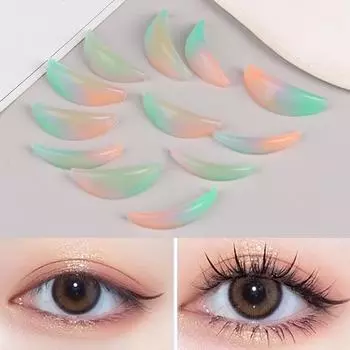 6 пар многоразовых силиконовых полосок для подъема ресниц, патчей для глаз, подъемных бигуди, ленты для завивки ресниц, принадлежности для наращивания ресниц