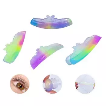 6 пар силиконовых подушечек для завивки ресниц в форме лягушки, липкие стержни для ресниц, щиток для подтяжки ресниц, 3D-подтяжка, щипцы для завивки ресниц, аксессуар для макияжа onesize