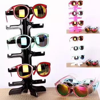 6 пар солнцезащитных очков, стойка для очков, рамка для очков, подставка, органайзер, держатель для шоу