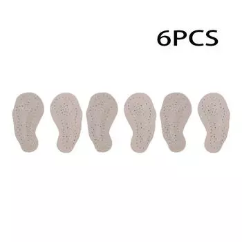 6 Pcs Half Round Sandals With Invisible Anti Slip Stickers Women s High Heels With Forefoot Pads Anti Pain Sweat Absorption And Anti Slip Stickers Semicircular