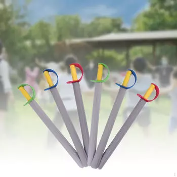 6 пенопластовых мечей, сувениры для вечеринок, костюм пиратского рыцаря, рыцари ролевые игры поддельные мечи косплей