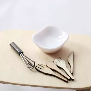 6 шт. 1:12 масштабная модель для взбивания яиц, набор украшений