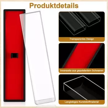 6 Pieces Pencil Case Pen Gift Box Ballpoint Pen Gift Box Pens Packaging Box For School Stationery Office Accessories Jewelry Box чистый