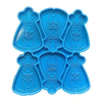 6 полостей силиконовые смоляные формы украшения формы формы для изготовления поделок формы король формы силиконовый материал инструменты для ручного изготовления
