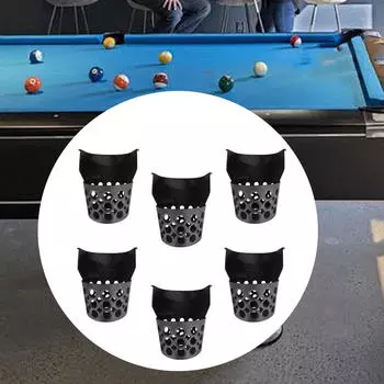 6 предметов для бильярдного стола с карманами для хранения мячей 117mmx160mm