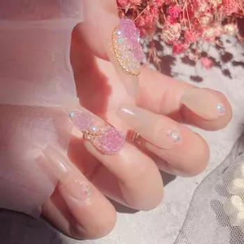 6 решеток / коробка nail art бисер блестящие разнообразные формы DIY функциональная цепочка ювелирные изделия для женщин A