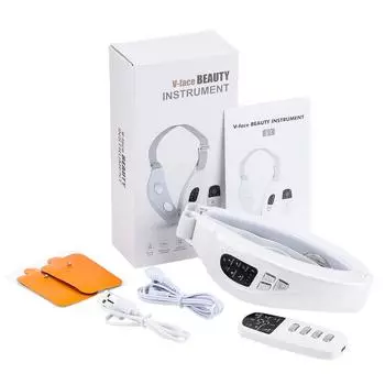6 режимов EMS устройство для подтяжки лица светодиодная фотонная терапия вибрационный массажер для похудения лица V-образный аппарат для подтяжки лица