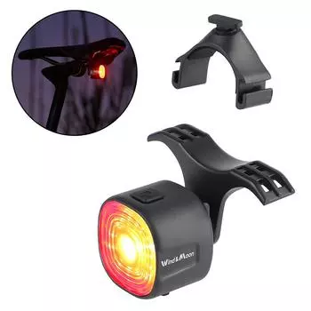 6 режимов освещения, универсальная наружная сигнальная лампа, водонепроницаемый велосипедный тормозной задний фонарь, высокая яркость, зарядка через USB, задний велосипедный фонарь, светодиодный велосипедный задний фонарь WT09