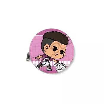 6 Round Coin Case M IE Haikyu!! [Ohira Shion] Everyone s Mochocho! Vol.