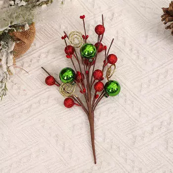 6 рождественских украшений для украшения елки Red Green