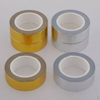 6-рулонная металлическая декоративная малярная лента Васи, липкая для скрапбукинга