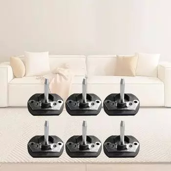 6 Set Fix Sagging Couch Sofa Sectional Connector Rustproof Furniture Buckle Removable Connection 6 Set