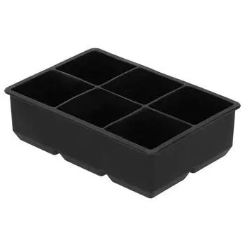 6-сетка, большая машина для изготовления кубиков льда, квадратный лоток для кубиков льда, силиконовая форма для льда, аксессуары для вечерние бара