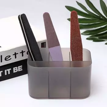 6 сеток, ящик для хранения пилочек для ногтей, держатель кистей для ногтей, подставка для инструментов для дизайна ногтей, настольный органайзер, маникюрный инструмент