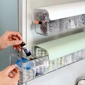 6 сеток складной ящик для хранения шкаф-органайзер украшения дома шорты галстуки коробки белый