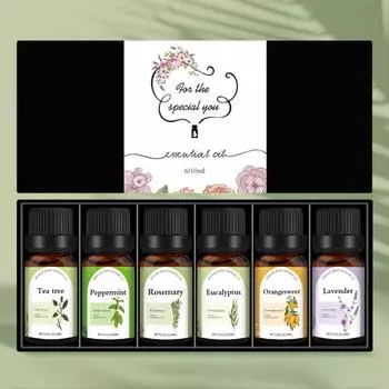 6 шт./10 мл свеча односторонняя, сладкий апельсин, ароматерапия, масло чайного дерева, лавандовое масло, сделай сам, материал свечи, маслорастворимое эфирное масло для ароматерапии One Size