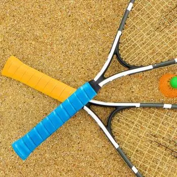 6 шт., 110 см, лента для бадминтонной ракетки, противоскользящая, поглощающая пот, противоударная, эластичная, многофункциональная, удочка, теннисная ракетка, весло, накидка белый