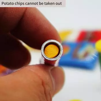 6 шт. 1/12 кукольный домик мини картофельные чипсы кукольный домик закуска модель кукольный домик украшения кукольный домик аксессуары ролевые игры игрушки