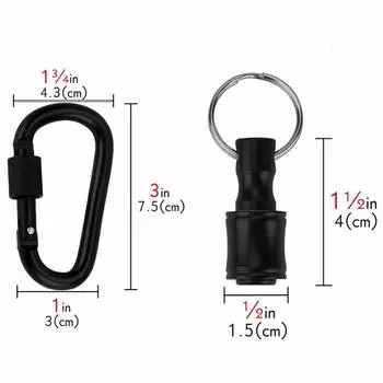 6 шт. 1/4-дюймовый держатель бит-брелок, удлинитель держателя шестигранных отверток, быстросменный держатель бит для большинства электроинструментов,