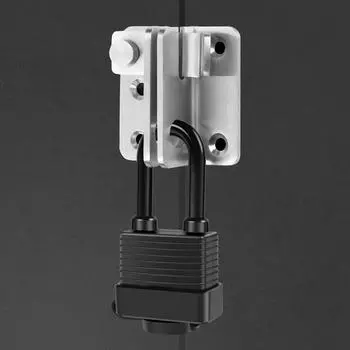 6 шт. 1-9/16 дюймовый широкий противоугонный навесной замок, прочный защитный замок, водонепроницаемый, влагостойкий и грязенепроницаемый, подходит для использования на открытом воздухе чёрный