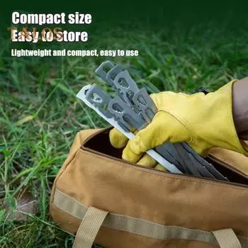 6 шт. 20/35 см колышек для палатки для кемпинга из прочной нержавеющей стали, многофункциональный навес для сада и двора, ветрозащитный колышек для земли, металлический колышек для палатки 20cm