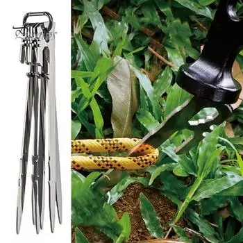 6 шт. 22/28 см колышек для палатки для кемпинга, прочный, из нержавеющей стали, уличный навес, ветрозащитный, колышек для палатки, аксессуары для кемпинга 28cm