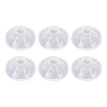 6 шт. 24 мм силиконовые фланцевые подушечки вставки совместимые детали молокоотсоса фланцевая вставка замена