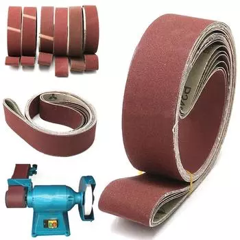 6 шт. 2 x 72 дюйма мелкозернистых шлифовальных лент с зернистостью 180/240/320/400/600/800 в ассортименте