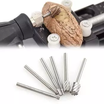 6 шт., 3,2 мм, прочный фрезерный напильник, высокая совместимость, широко используемые аксессуары, полезный рашпиль