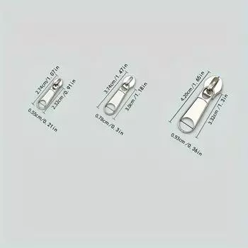 6 шт. 3 размера универсальный комплект для ремонта молний мгновенного исправления сменный бегунок молнии зубчики спасения новый дизайн молнии швейная одежда