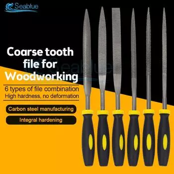 6 шт. 3x140/160/180 мм мини-напильники для металла рашпиля набор инструментов для резьбы по дереву для стального рашпиля ручной напильник для деревообработки инструмент