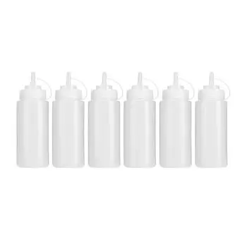 6 шт. 480 мл томатный соус бутылочка-пресс для салатной заправки дозатор бытовые кухонные принадлежности