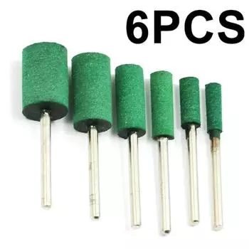 6 шт. 4, 5, 6, 8, 10, 12 мм, резиновая головка блока цилиндров, полировка, полировка, шлифовальное сверло, инструмент