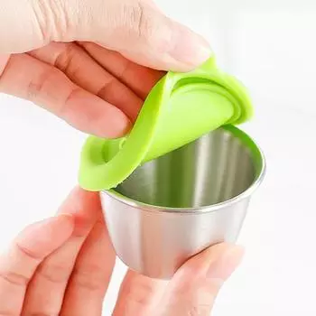 6 шт. 60 мл/70 мл/80 мл контейнер для заправки салата с крышкой из нержавеющей стали для приправ небольшой герметичный контейнер для соуса для ланч-боксов пикников путешествий M