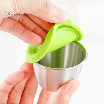 6 шт. 60 мл/70 мл/80 мл контейнер для заправки салата с крышкой из нержавеющей стали для приправ небольшой герметичный контейнер для соуса для ланч-боксов пикников путешествий M