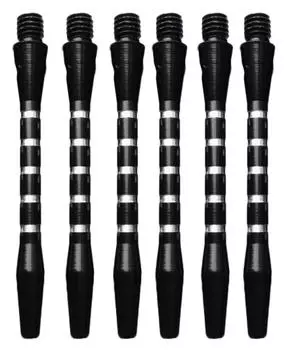 6 шт./6 цветов алюминиевые метательные дротики 53 мм короткие пятилинейные металлические стержни для дротиков с нитью Дартс Аксессуары для дартса в помещении Спортивные дартс